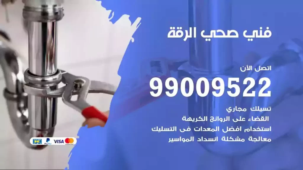 ارقام فني صحي الرقة