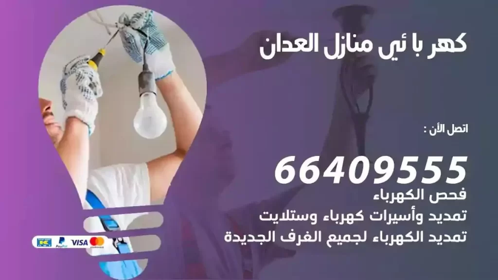 كهرباء منازل العدان