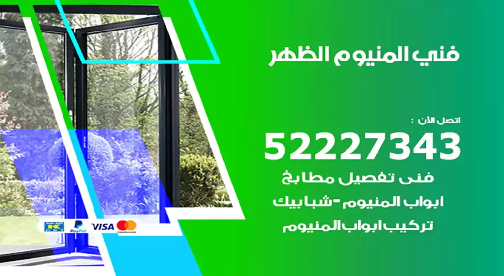 فني المنيوم الظهر